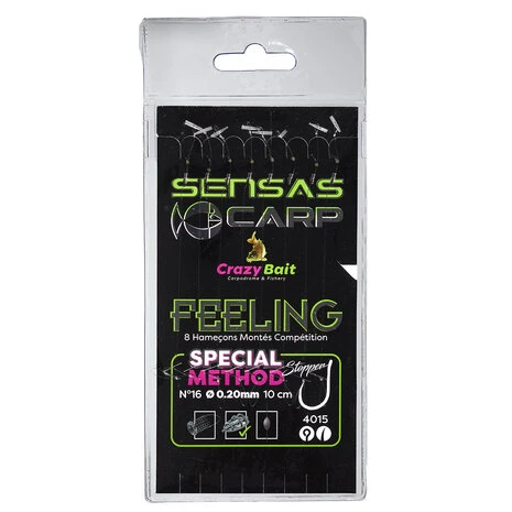 Sensas - Onderlijn Crazy Bait Carp Feeling Method Stop 4015 - 10cm - Sensas
